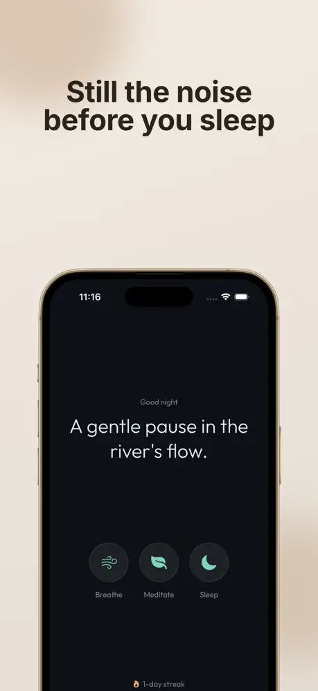 Oivu: Breathe & Sleep Calm app screenshot